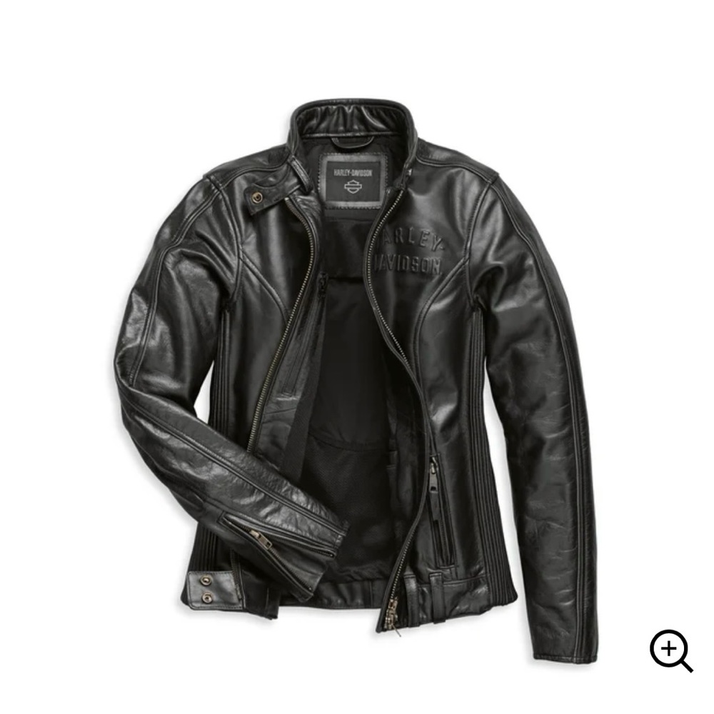 NWT Harley Davidson Leather Biker Jacket